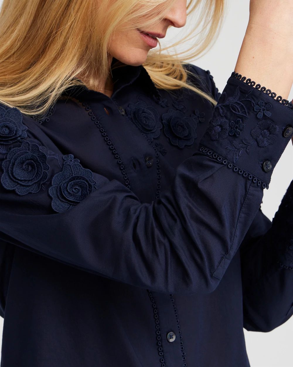Floral Applique Blouse | Chico's Floral Applique Blouse | Chico's